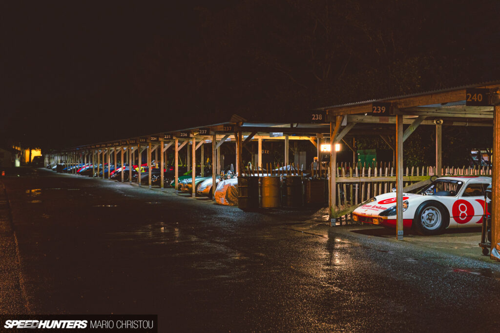 Goodwood After Dark, Porsche Perfection ir NFS BMW M3 GTR: