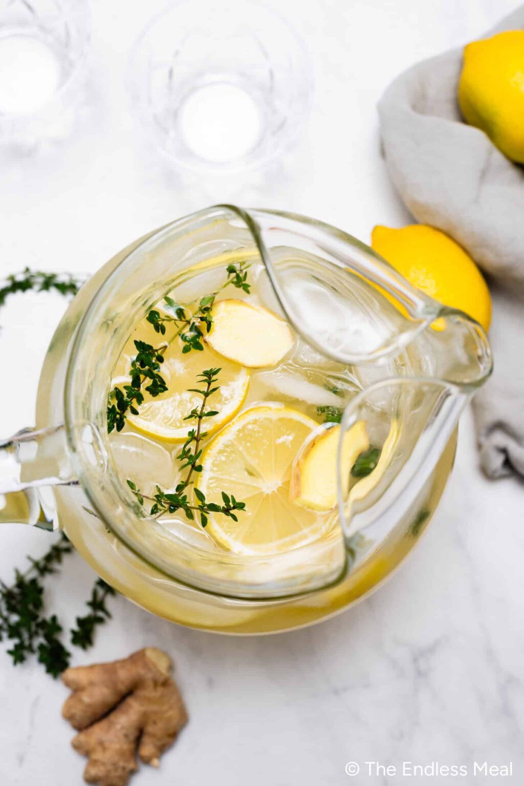Imbiero čiobrelių limonadas – The Endless Meal®