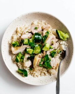 Easy One Pot Hainanese Chicken Rice · i am a