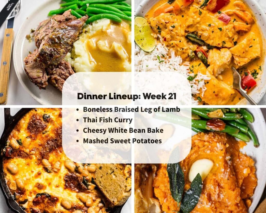 Dinner Lineup: Week 21