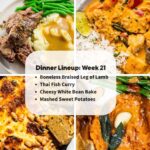 Dinner Lineup: Week 21